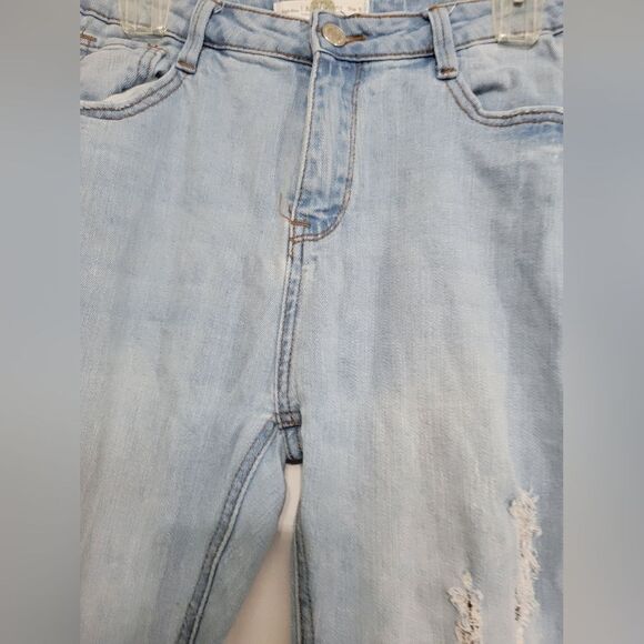 I&M cropped high waisted frayed jeans - Picture 4 of 12